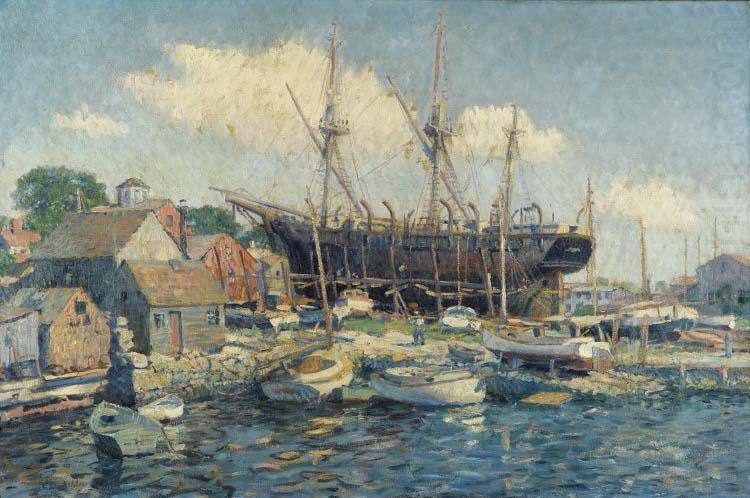 A Whaleship on the Marine Railway at Fairhaven, Clifford Warren Ashley